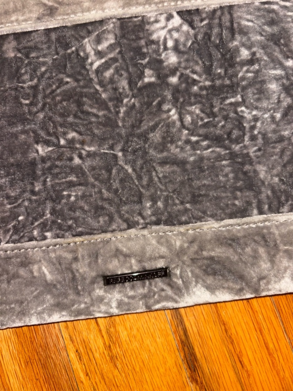 Rebecca Minkoff velvet Envelope Clutch in Gray - Picture 3 of 6